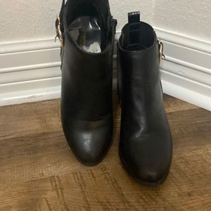 Cute black booties